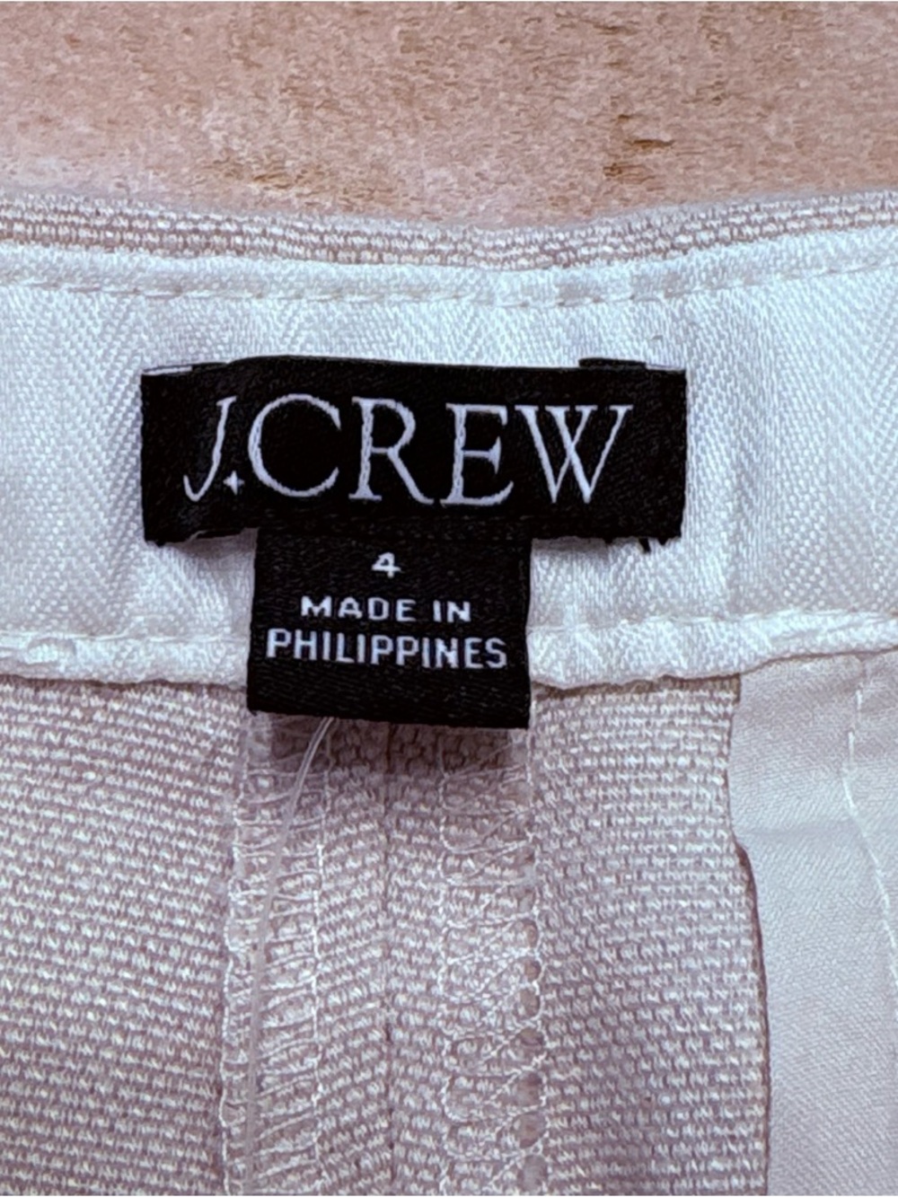 J. CREW 3” Suit Shorts in Textured Linen - Picture 8 of 12